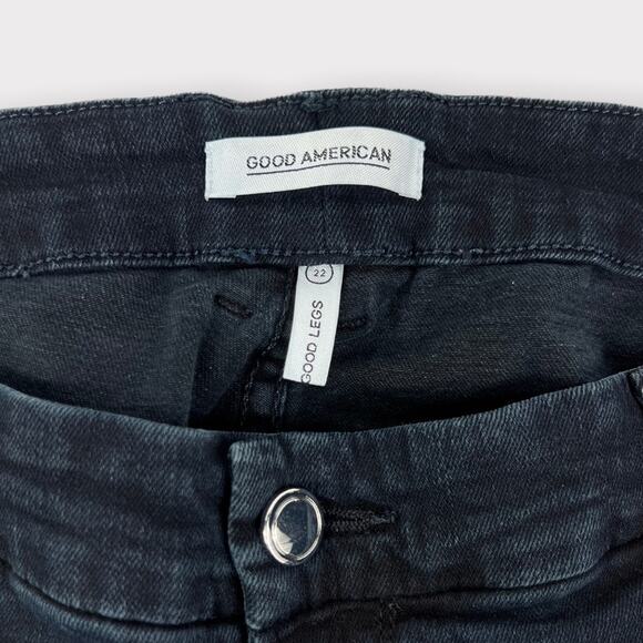 Good American Good Legs Skinny Jeans Blue001 Size 22 - Picture 6 of 9